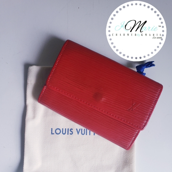 Louis Vuitton Epi Red Leather 6-Ring Multicles w/2-Rings (ONLY). - Picture 1 of 4